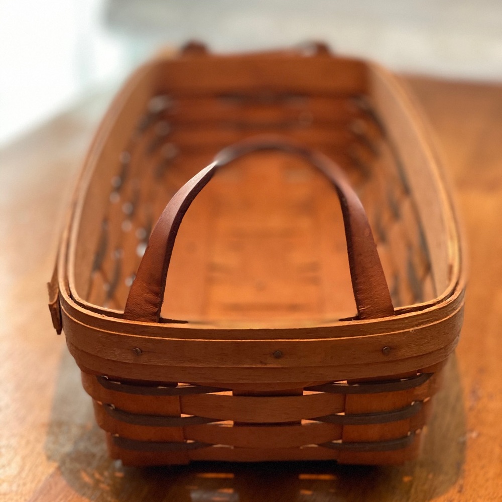 Longaberger 1990 Rectangle Basket